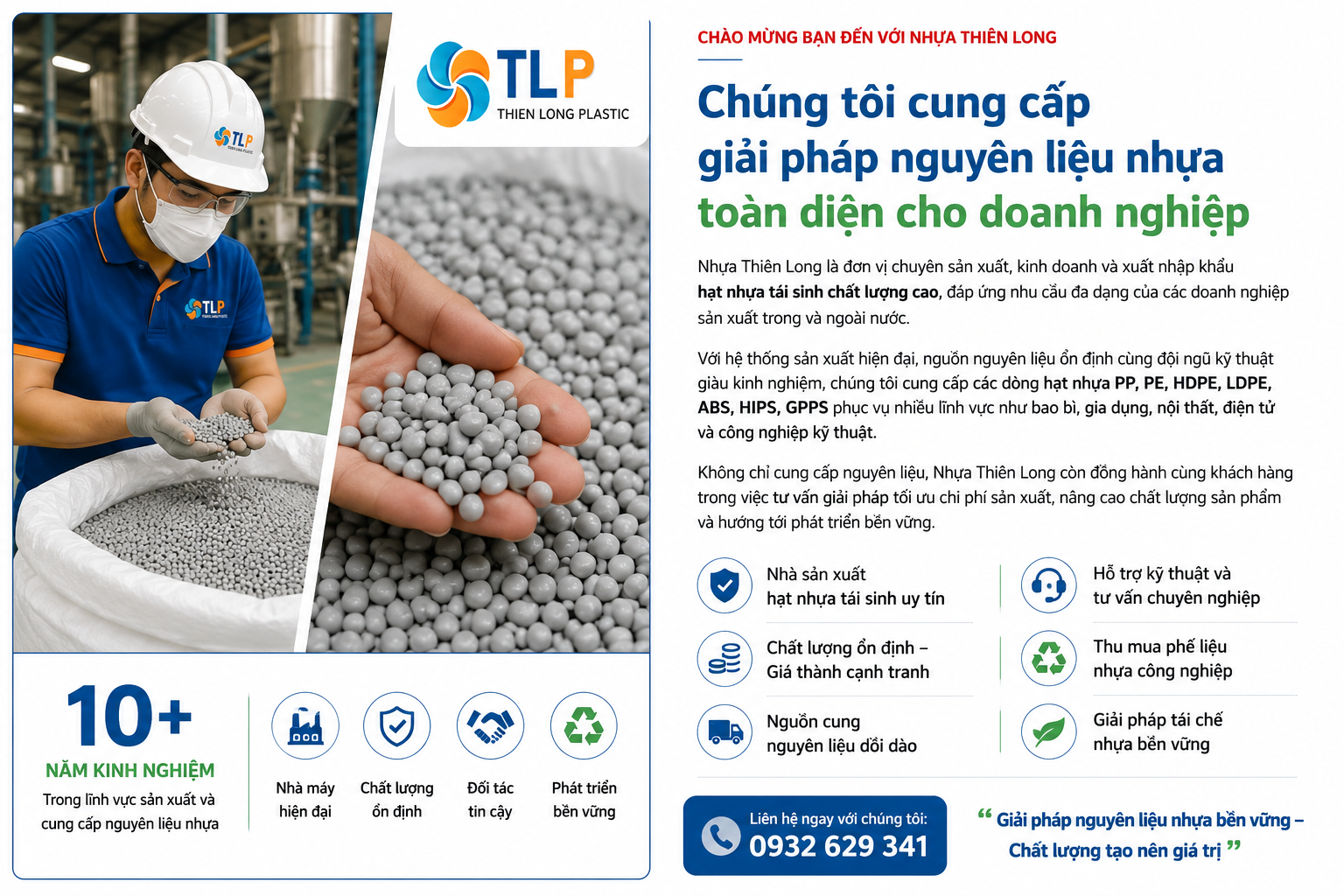 CÔNG TY TNHH MTV TM SX XNK NHỰA THIÊN LONG